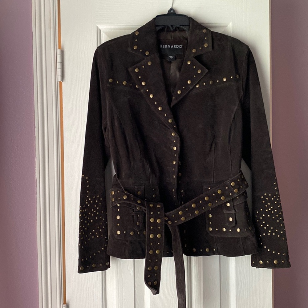 Bernardo suede jacket in Medium.